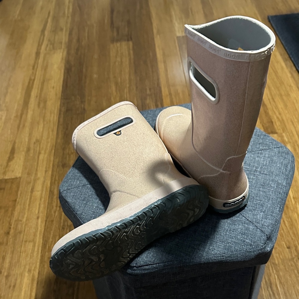 Bogs Kids Rain Boots - Shimmering Pink